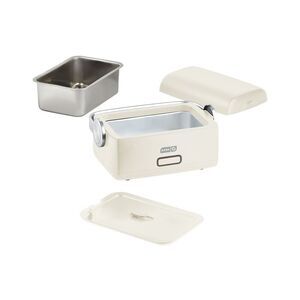 Dash Hot2go Heated Lunch Box With Utensils, White